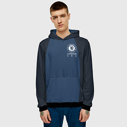 Толстовка-худи мужская Chelsea FC: London SW6, цвет: 3D-черный — фото 2