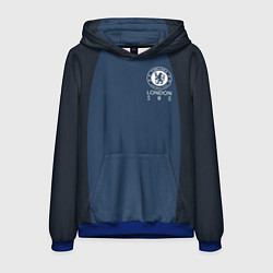 Толстовка-худи мужская Chelsea FC: London SW6, цвет: 3D-синий