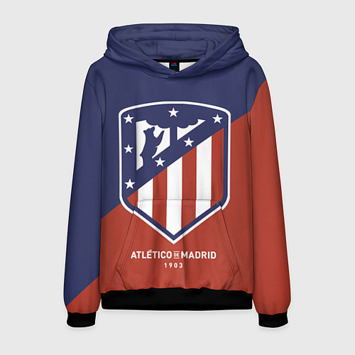 Мужская толстовка Atletico Madrid FC 1903 / 3D-Черный – фото 1