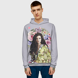 Толстовка-худи мужская Lorde Floral цвета 3D-меланж — фото 2