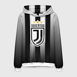 Толстовка-худи мужская Juventus FC: New logo, цвет: 3D-белый