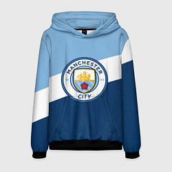 Толстовка-худи мужская FC Manchester City: Colors, цвет: 3D-черный