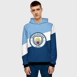 Толстовка-худи мужская FC Manchester City: Colors, цвет: 3D-черный — фото 2