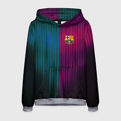 Толстовка-худи мужская Barcelona FC: Abstract 2018, цвет: 3D-меланж