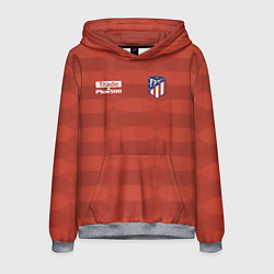 Толстовка-худи мужская Atletico Madrid: Red Ellipse, цвет: 3D-меланж