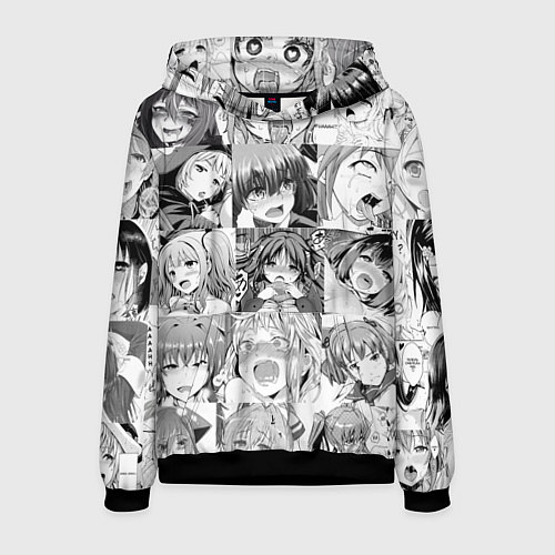 Мужская толстовка Японская анимация компиляция / 3D-Черный – фото 1