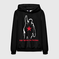 Толстовка-худи мужская Rage Against the Machine - album cover, цвет: 3D-черный