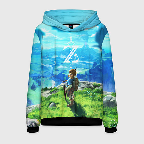 Мужская толстовка Z-Link / 3D-Черный – фото 1