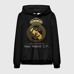 Толстовка-худи мужская FC Real Madrid: Gold Edition, цвет: 3D-черный