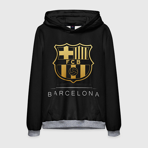 Мужская толстовка Barcelona Gold Edition / 3D-Меланж – фото 1