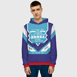 Толстовка-худи мужская Димка сладкий, цвет: 3D-красный — фото 2