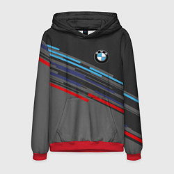 Толстовка-худи мужская BMW BRAND COLOR, цвет: 3D-красный