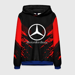 Толстовка-худи мужская Mercedes-Benz: Red Anger, цвет: 3D-синий