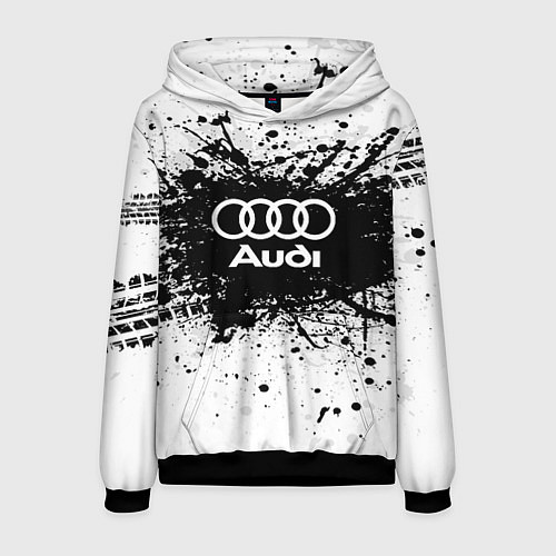 Мужская толстовка Audi: Black Spray / 3D-Черный – фото 1