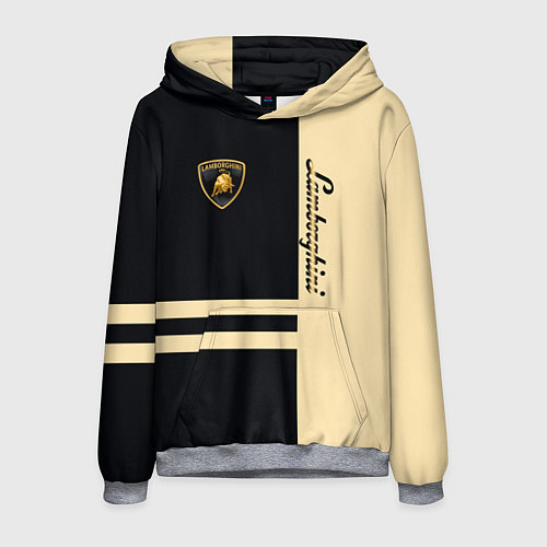 Мужская толстовка Lamborghini Sport / 3D-Меланж – фото 1
