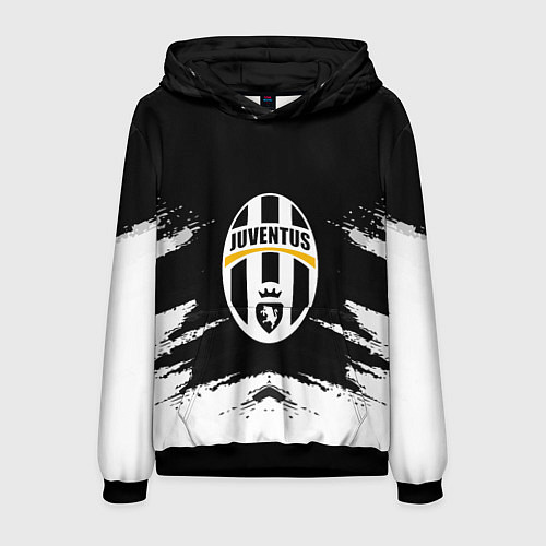 Мужская толстовка FC Juventus / 3D-Черный – фото 1