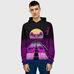 Толстовка-худи мужская Digital Race, цвет: 3D-синий — фото 2