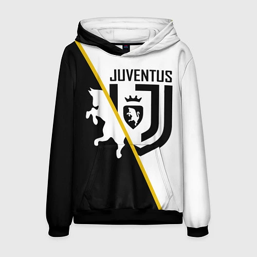 Мужская толстовка FC Juventus: Football Point / 3D-Черный – фото 1