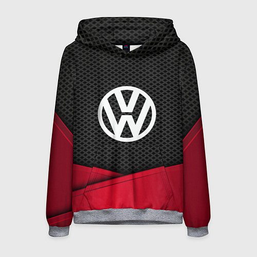 Мужская толстовка Volkswagen: Grey Carbon / 3D-Меланж – фото 1