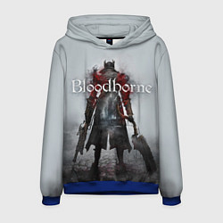 Толстовка-худи мужская Bloodborne: Hell Knight, цвет: 3D-синий