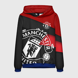 Толстовка-худи мужская FC Man United: Exclusive, цвет: 3D-синий