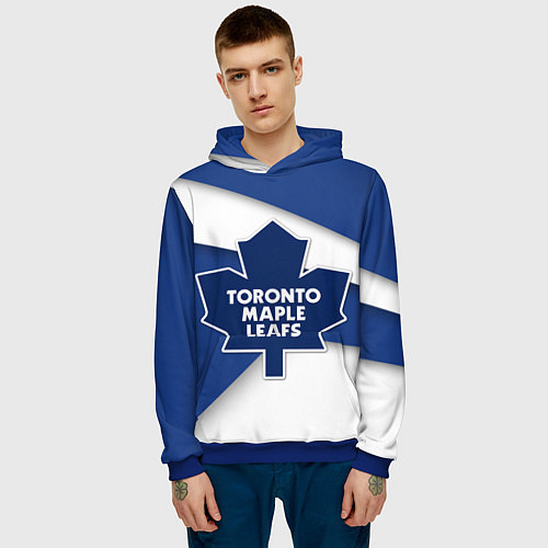 Мужская толстовка Toronto Maple Leafs / 3D-Синий – фото 3