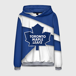 Толстовка-худи мужская Toronto Maple Leafs, цвет: 3D-меланж