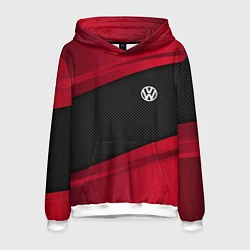 Толстовка-худи мужская Volkswagen: Red Sport, цвет: 3D-белый
