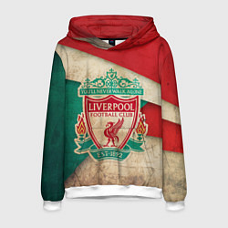 Толстовка-худи мужская FC Liverpool: Old Style, цвет: 3D-белый