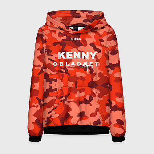 Мужская толстовка Kenny: Obladaet Camo / 3D-Черный – фото 1