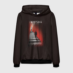 Толстовка-худи мужская Twin Peaks: Firewalk with me, цвет: 3D-черный