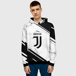 Толстовка-худи мужская Juventus, цвет: 3D-черный — фото 2