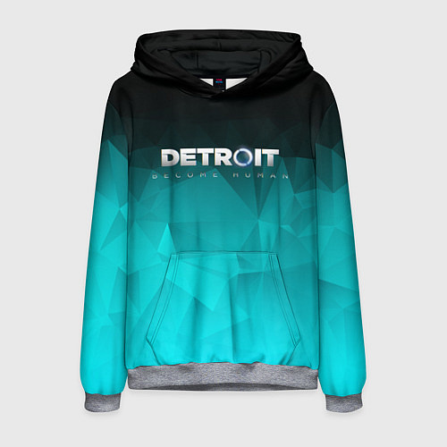 Мужская толстовка Detroit: Become Human / 3D-Меланж – фото 1