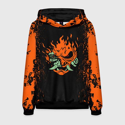 Мужская толстовка Cyberpunk 2077: SAMURAI / 3D-Черный – фото 1