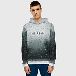 Толстовка-худи мужская The Rain, цвет: 3D-белый — фото 2