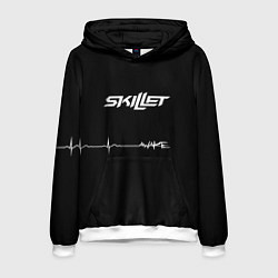 Толстовка-худи мужская Skillet Awake, цвет: 3D-белый