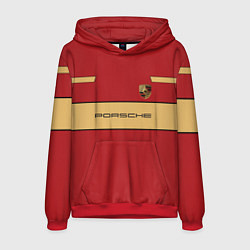 Толстовка-худи мужская Porsche Design, цвет: 3D-красный