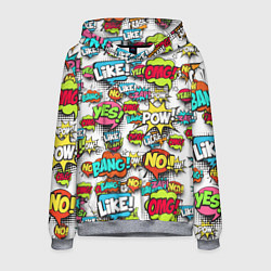 Толстовка-худи мужская Pop art Fashion, цвет: 3D-меланж