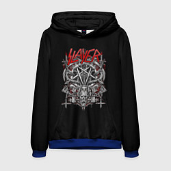 Толстовка-худи мужская Slayer: Hell Goat, цвет: 3D-синий