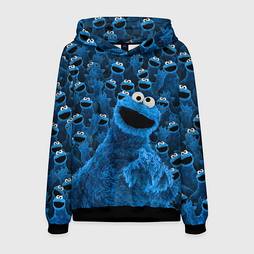 Мужская толстовка Безумие коржика / 3D-Черный – фото 1