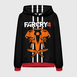 Толстовка-худи мужская Far Cry 4: Orange Elephant, цвет: 3D-красный