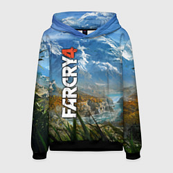 Толстовка-худи мужская Far Cry 4: Ice Mountains, цвет: 3D-черный