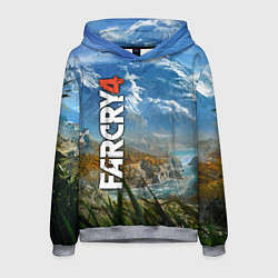 Толстовка-худи мужская Far Cry 4: Ice Mountains, цвет: 3D-меланж