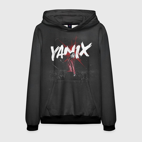 Мужская толстовка YANIX: Black Side / 3D-Черный – фото 1