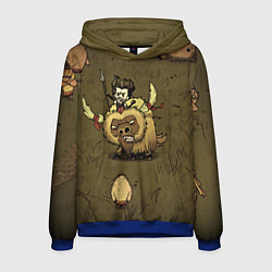 Толстовка-худи мужская Wild Wilson, цвет: 3D-синий