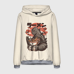 Толстовка-худи мужская Godzilla Eat, цвет: 3D-меланж