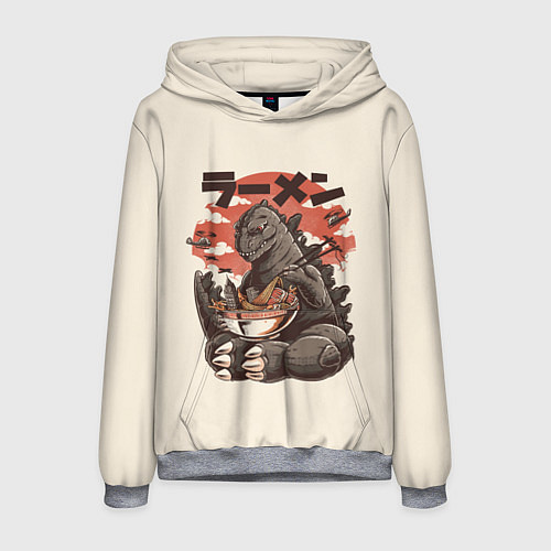 Мужская толстовка Godzilla Eat / 3D-Меланж – фото 1