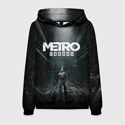 Толстовка-худи мужская Metro Exodus, цвет: 3D-черный