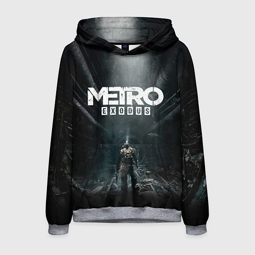 Мужская толстовка Metro Exodus / 3D-Меланж – фото 1