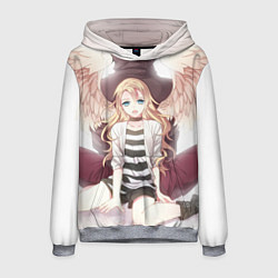 Толстовка-худи мужская Angels of Death, цвет: 3D-меланж